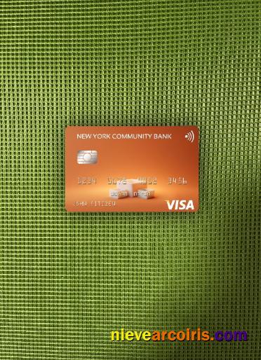 USA New York Community Bank visa card photolook